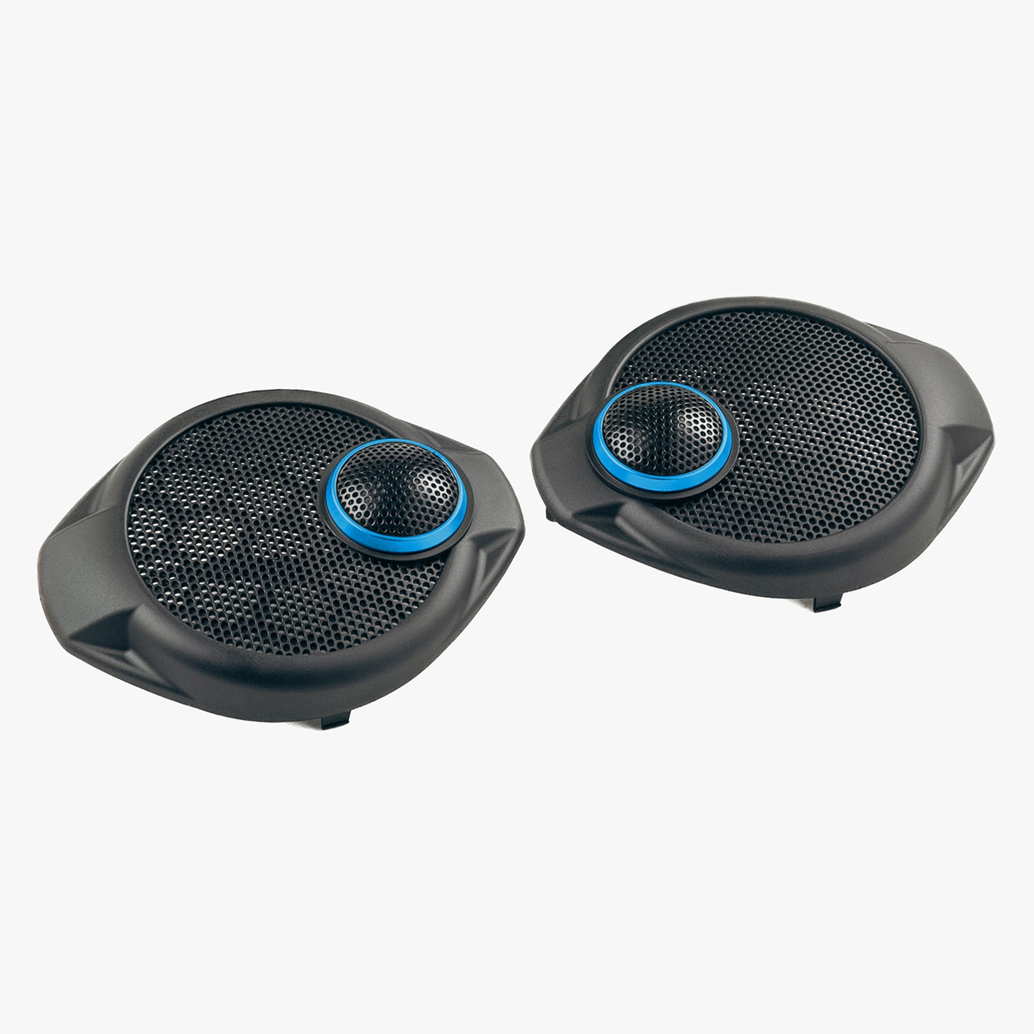 Upgrade your Jeep Wrangler JK dash speakers with our Front SoundStage Upgrade. Includes midrange drivers, tweeters, custom grilles, free shipping and tools.