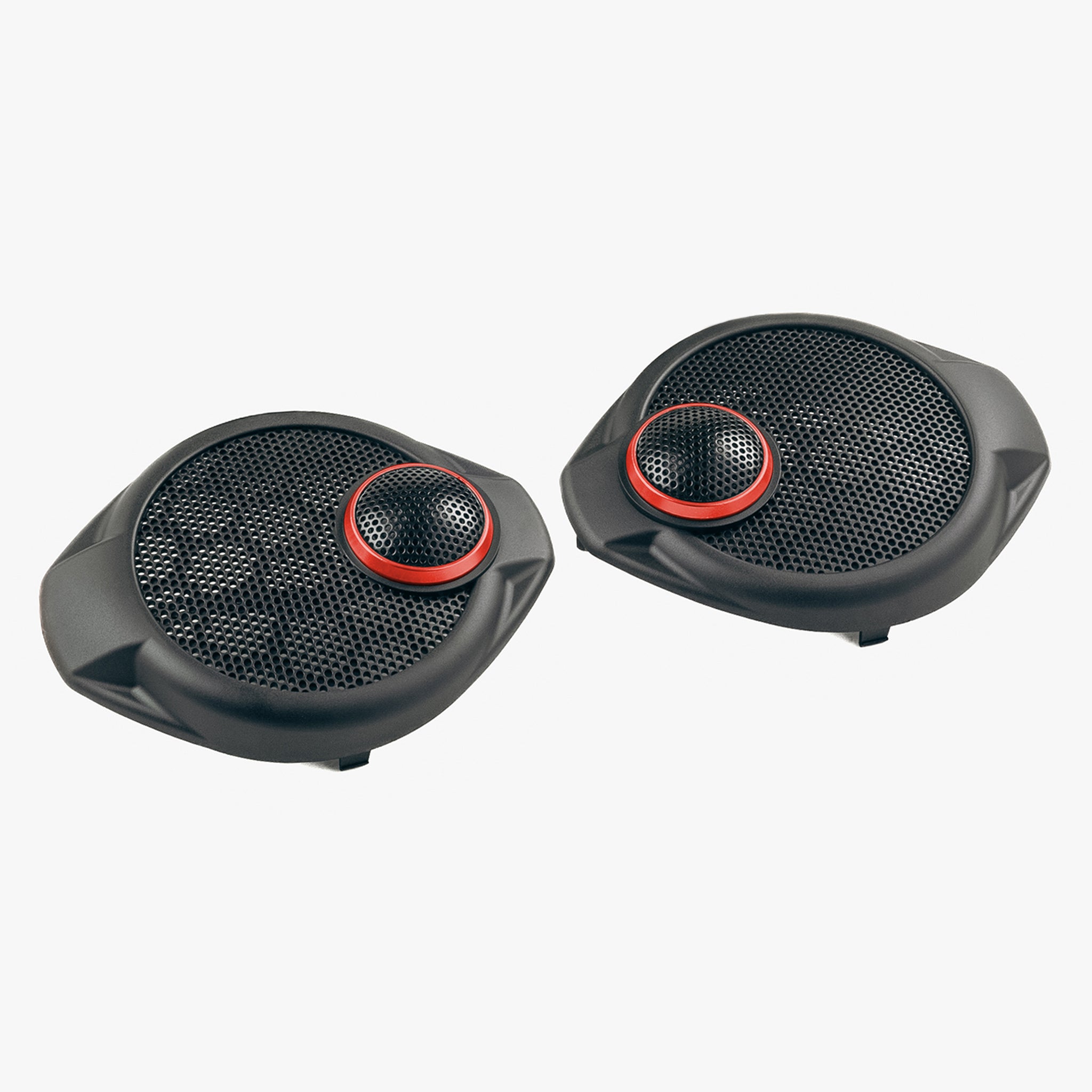 Upgrade your Jeep Wrangler JK dash speakers with our Front SoundStage Upgrade. Includes midrange drivers, tweeters, custom grilles, free shipping and tools. 