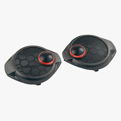 Upgrade your Jeep Wrangler JK dash speakers with our Front SoundStage Upgrade. Includes midrange drivers, tweeters, custom grilles, free shipping and tools. 