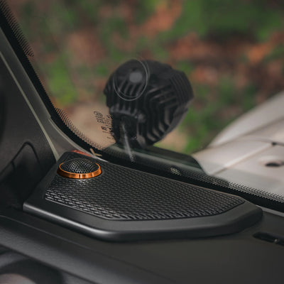 Jeep Wrangler (JL) Front SoundStage Dash Speaker Upgrade - Mojave Orange